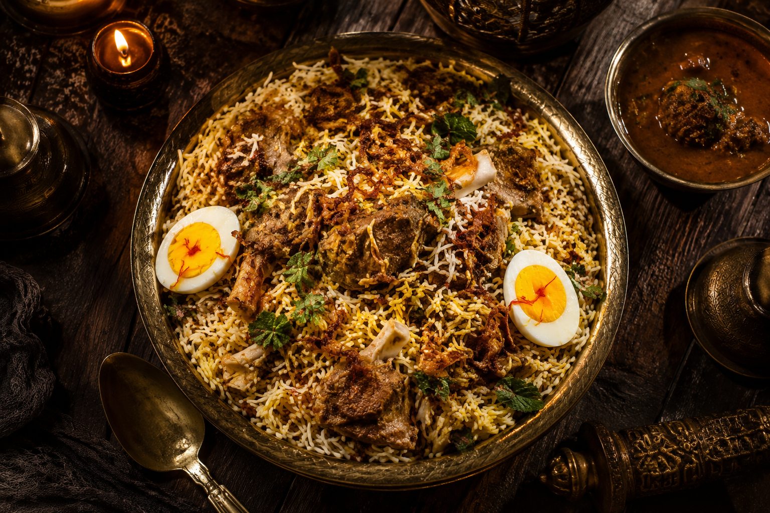 Authentic Biryani Cooking